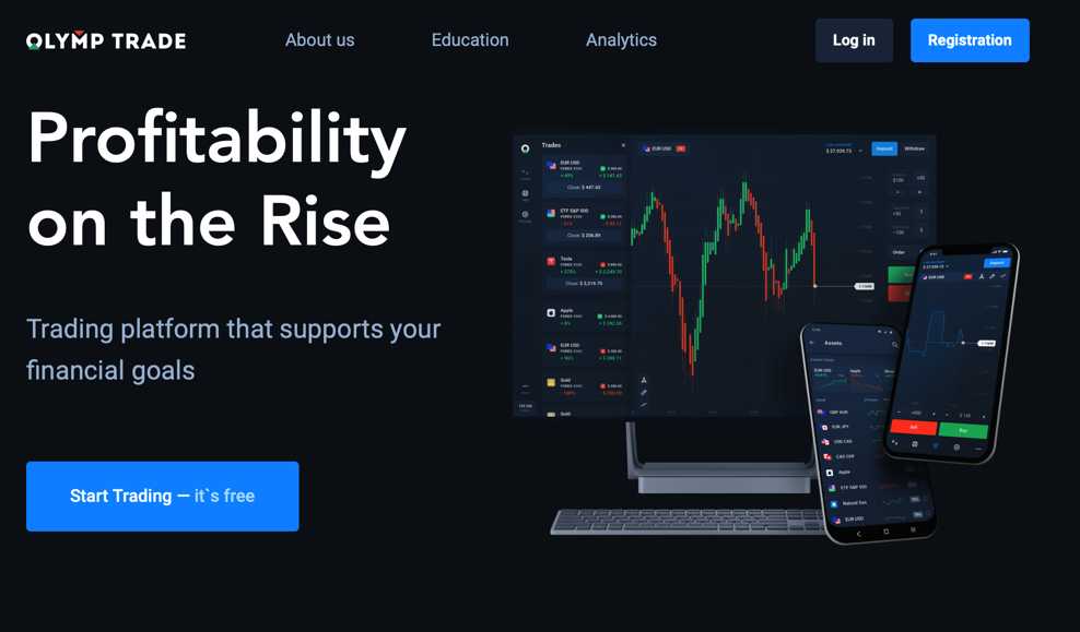 Olymptrade platform - learn how to trade for free